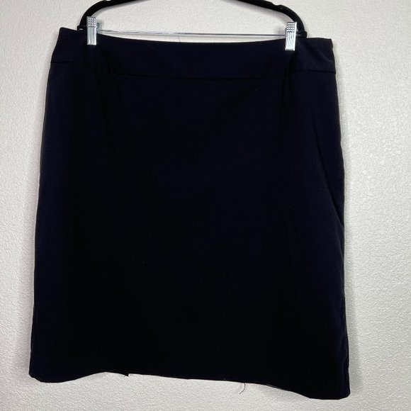 Liz Claiborne Woman Size 20W Black Skirt - Picture 1 of 8